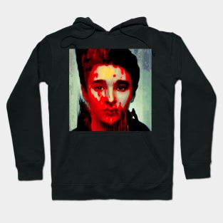 SOCIOPATH Creepy Dark Aesthetic Glitch Art Hoodie